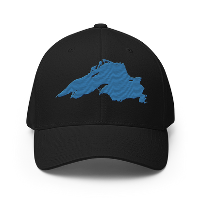 Lake Superior Fitted Baseball Cap | Superior Blue