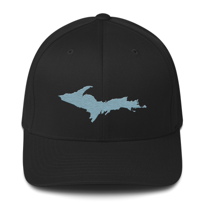 Upper Peninsula Fitted Baseball Cap | Opal Blue