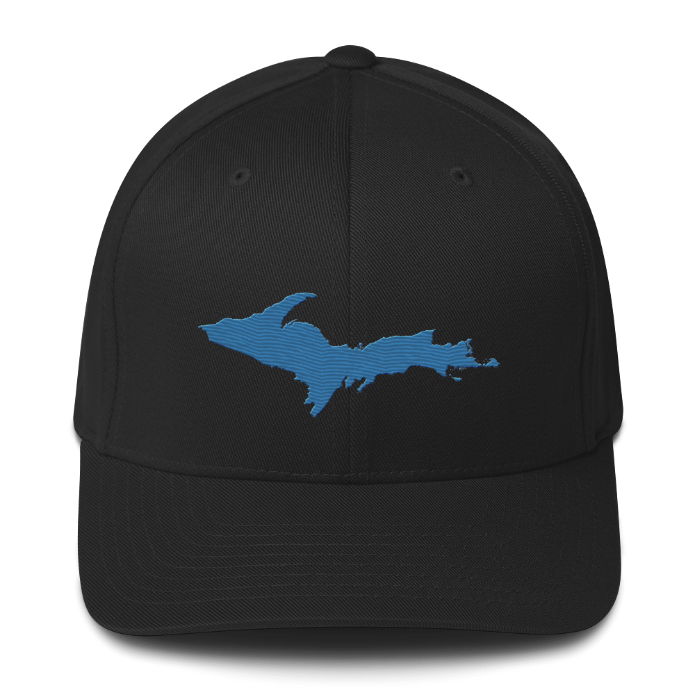 Upper Peninsula Fitted Baseball Cap | Superior Blue