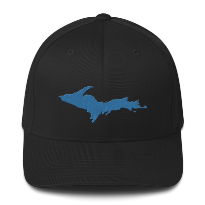 Upper Peninsula Fitted Baseball Cap | Superior Blue