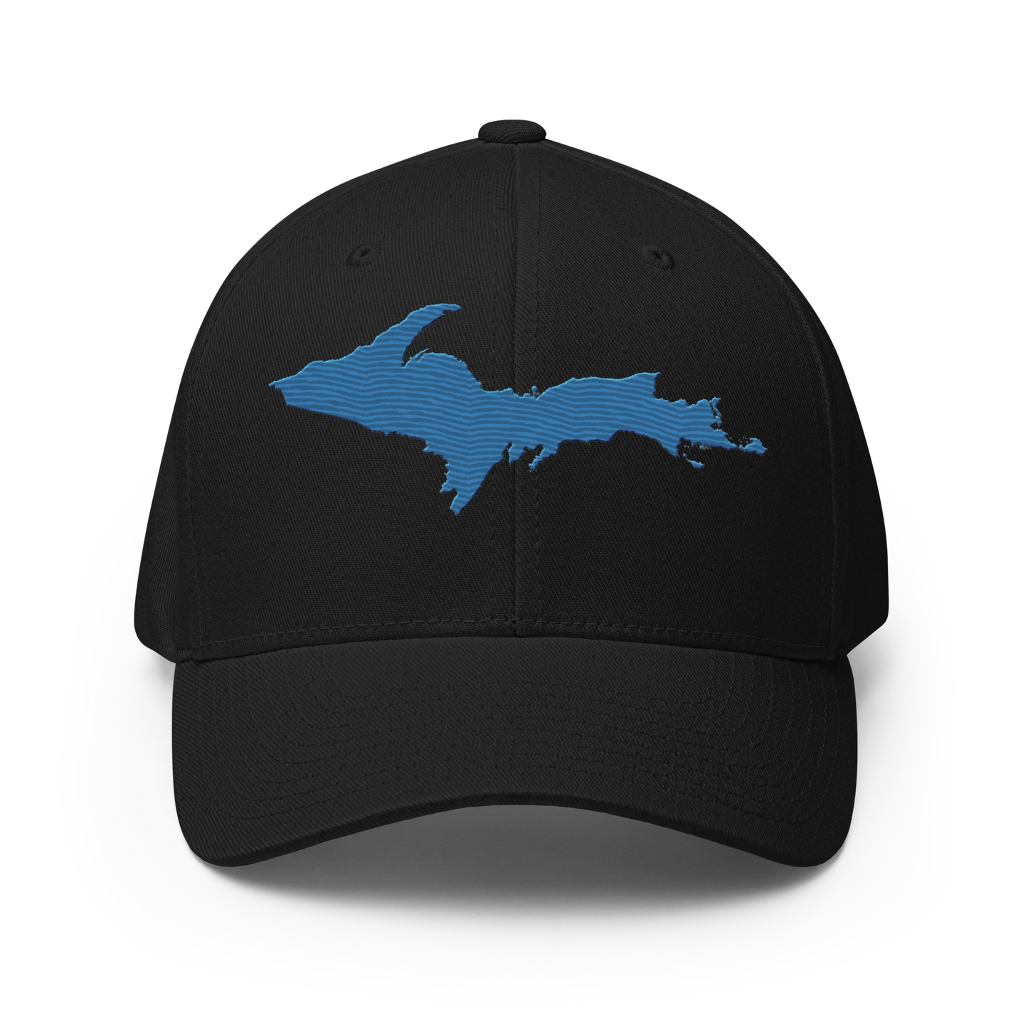 Upper Peninsula Fitted Baseball Cap | Superior Blue