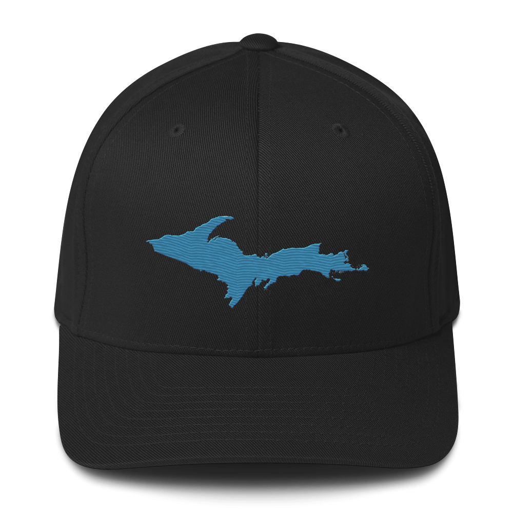 Upper Peninsula Fitted Baseball Cap | Traverse Blue