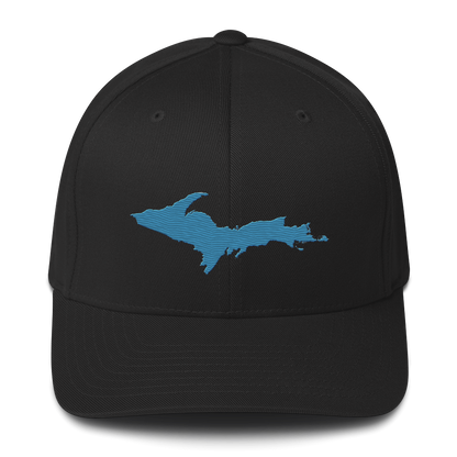 Upper Peninsula Fitted Baseball Cap | Traverse Blue