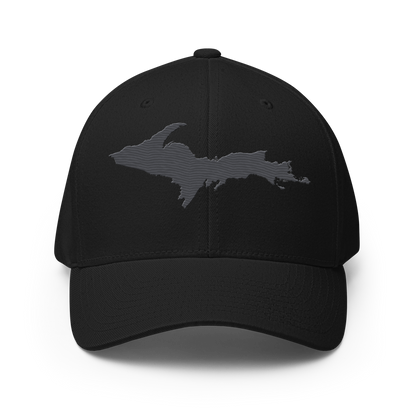 Upper Peninsula Fitted Baseball Cap | Iron Ore Grey