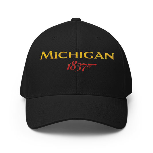 'Michigan 1837' Fitted Baseball Cap | British Spy Parody