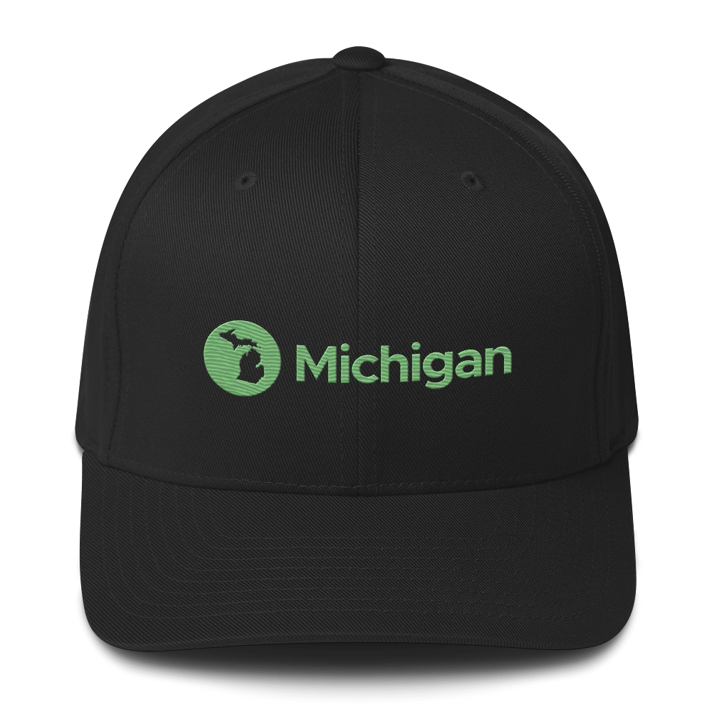 'Michigan' Fitted Baseball Cap | Music Streaming Parody