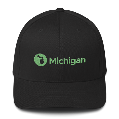 'Michigan' Fitted Baseball Cap | Music Streaming Parody