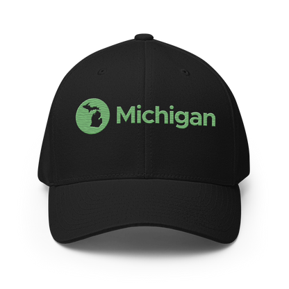 'Michigan' Fitted Baseball Cap | Music Streaming Parody