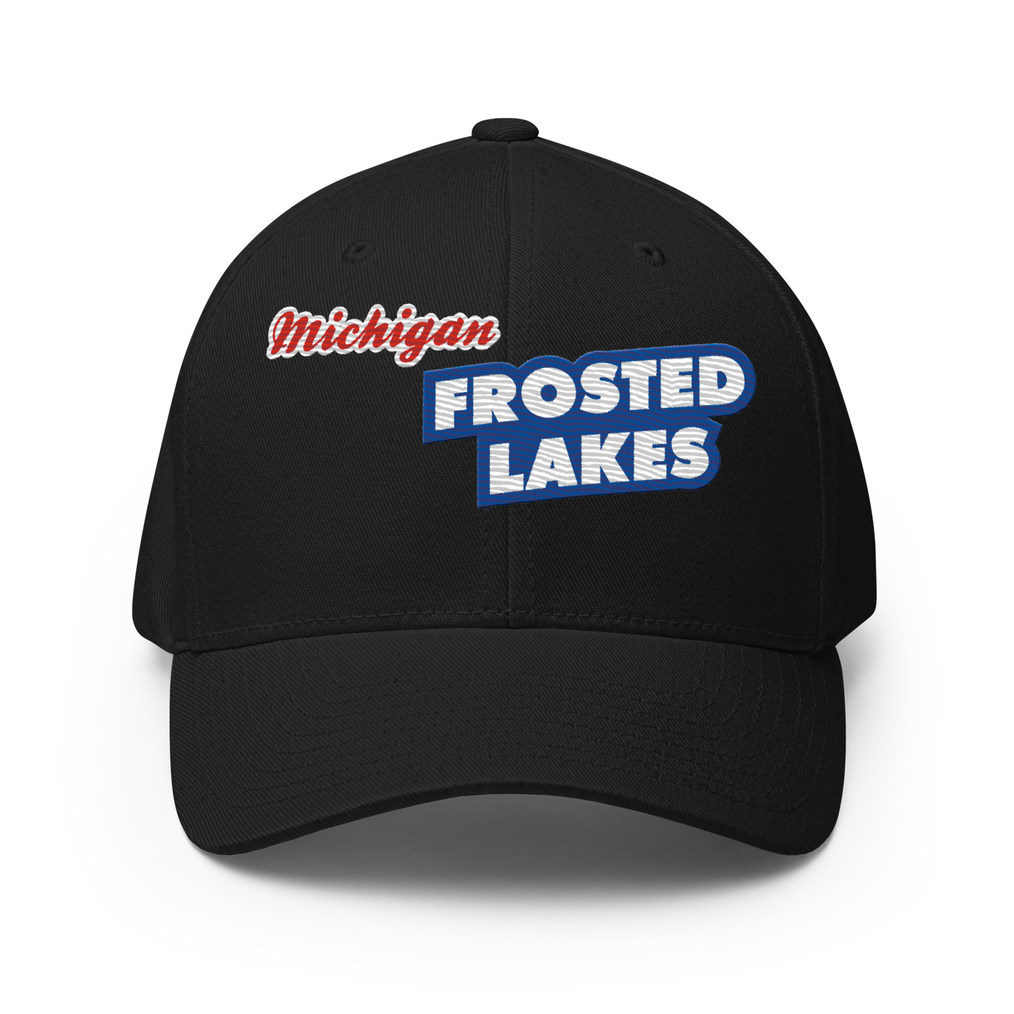 'Michigan Frosted Lakes' Fitted Baseball Cap | Cereal Parody