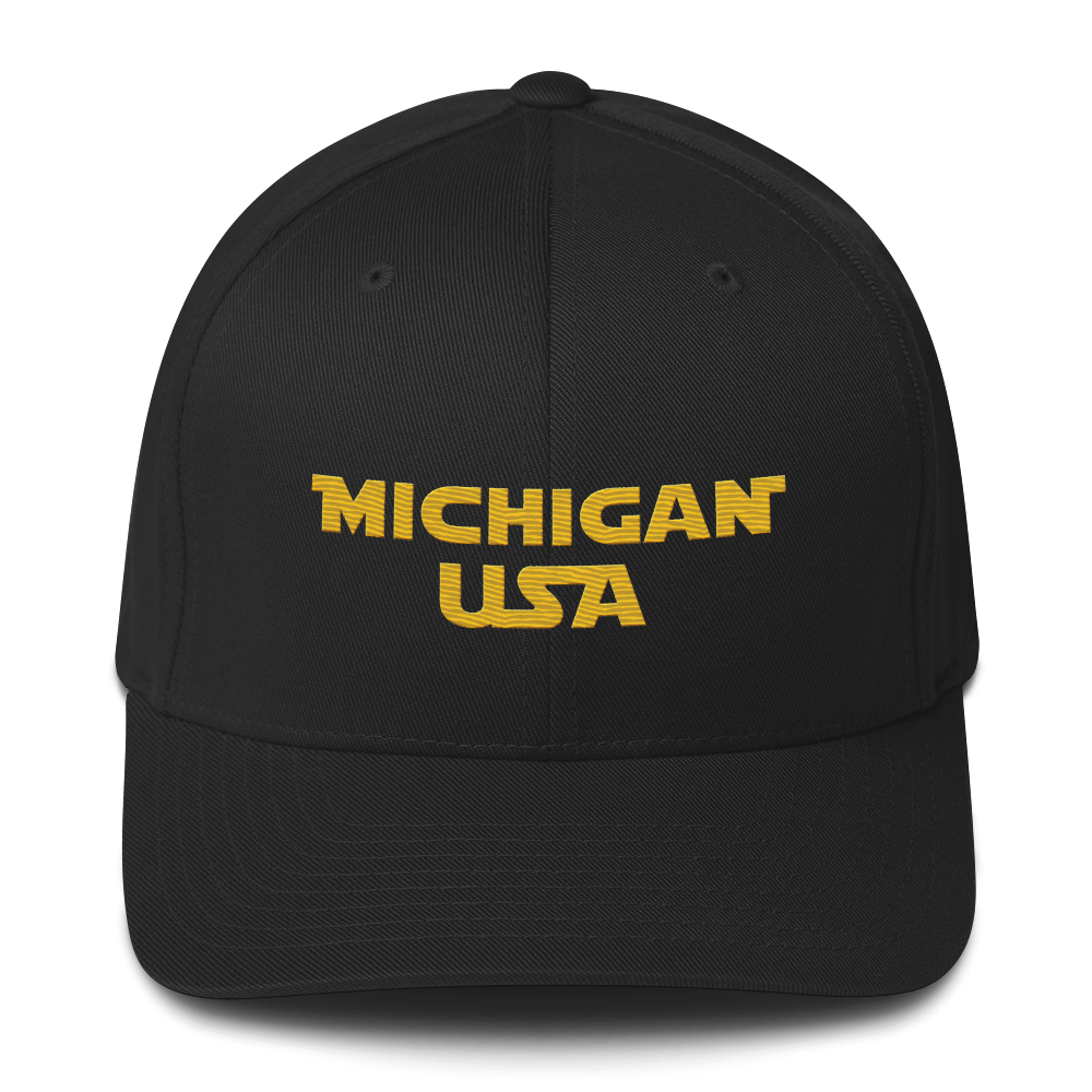 'Michigan USA' Fitted Baseball Cap | Epic Sci-Fi Parody