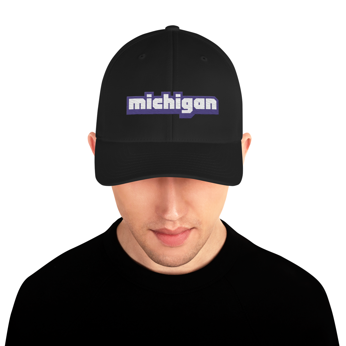 'Michigan' Fitted Baseball Cap | Livestreaming Parody