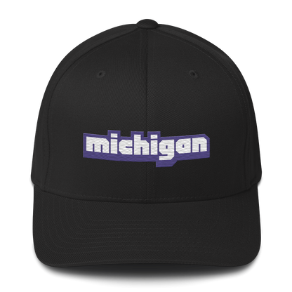 'Michigan' Fitted Baseball Cap | Livestreaming Parody