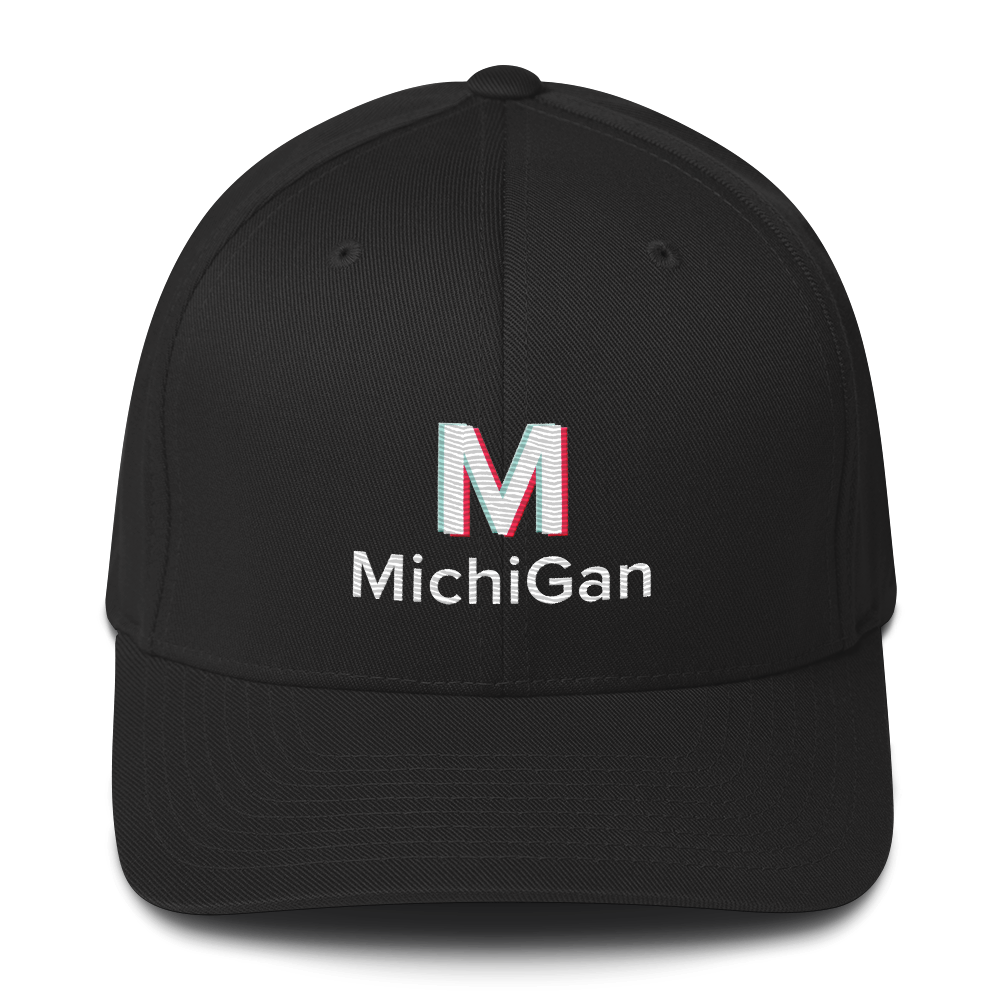 'Michigan' Fitted Baseball Cap | Social Media Parody