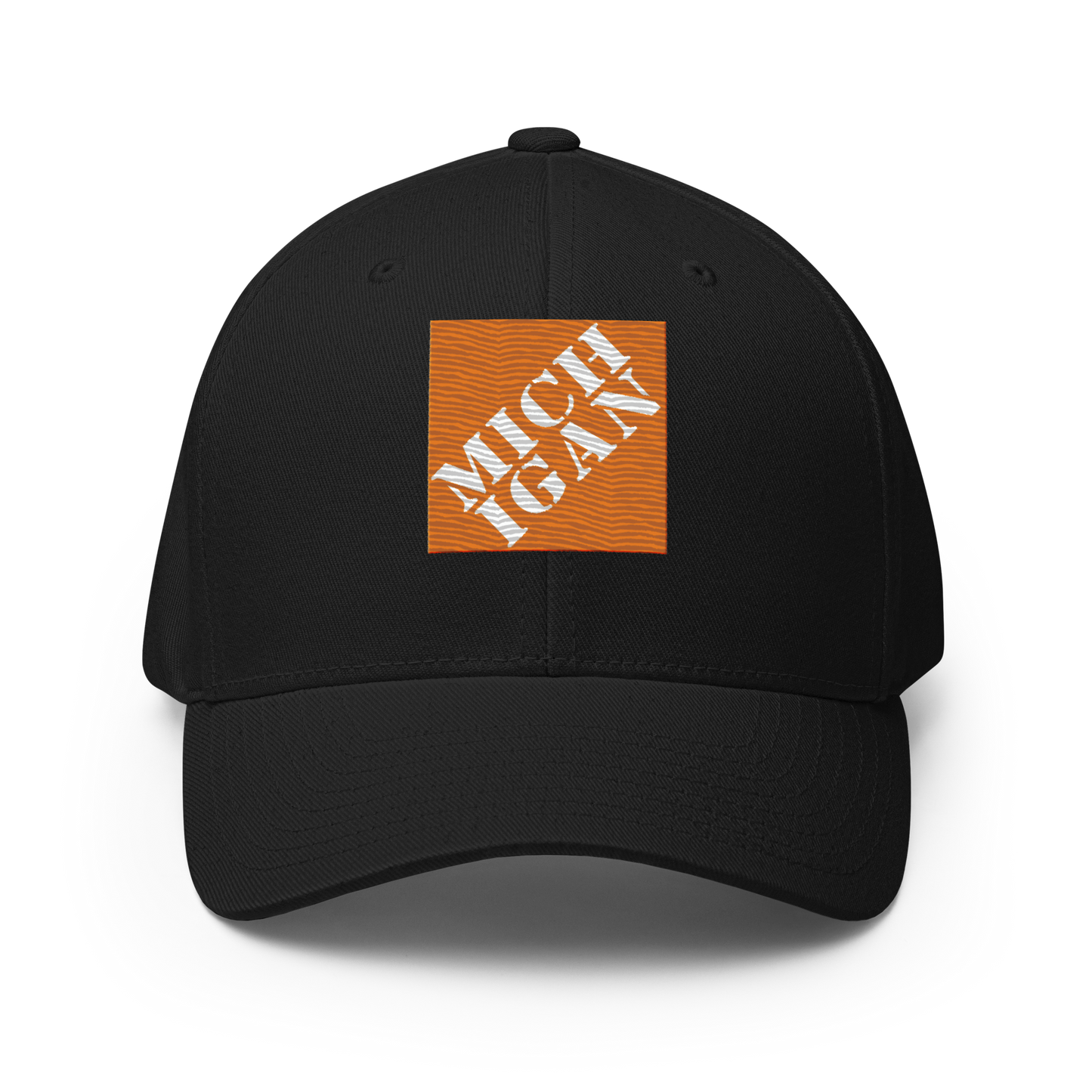 'Michigan' Fitted Baseball Cap | Construction Retail Parody