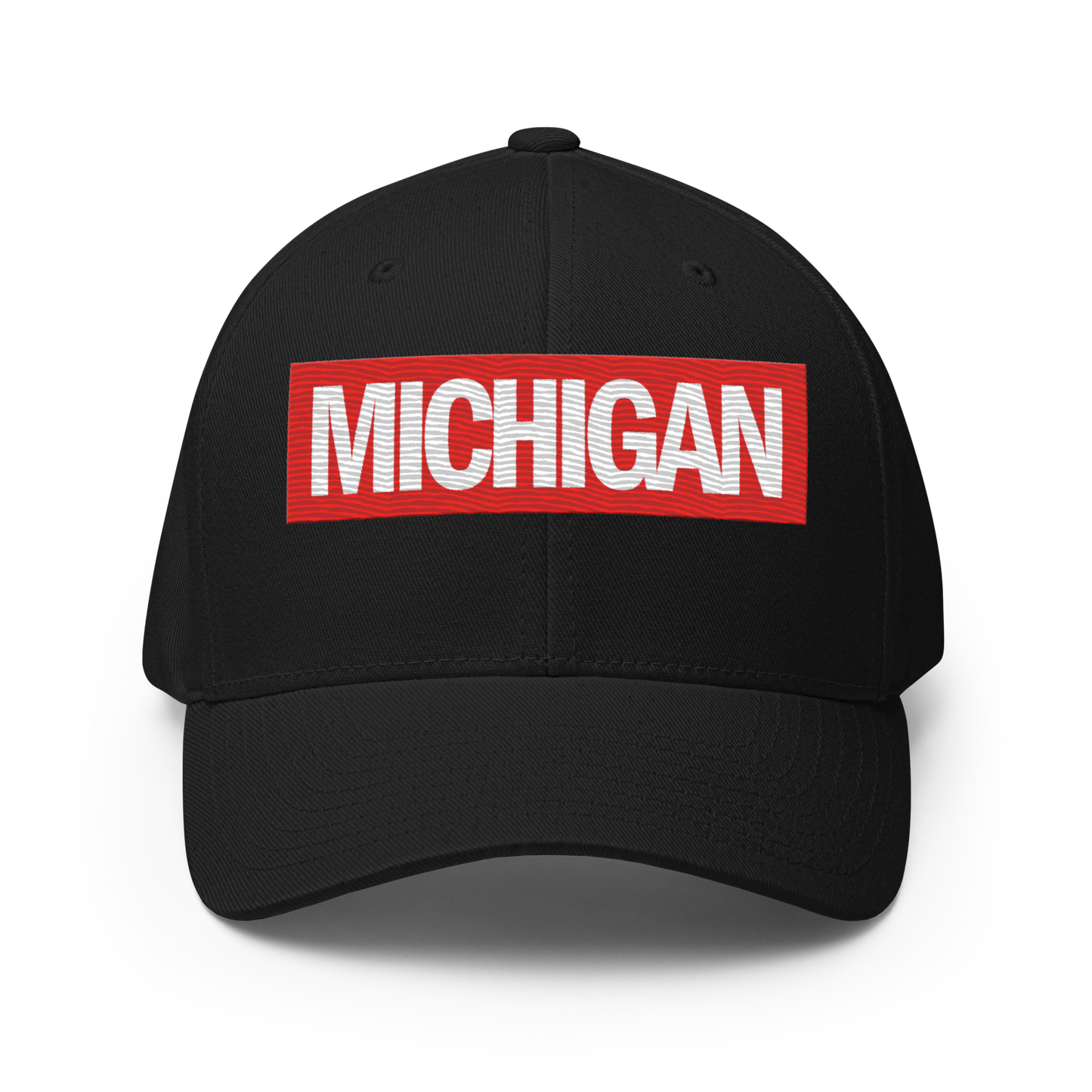 'Michigan' Fitted Baseball Cap | Superhero Parody