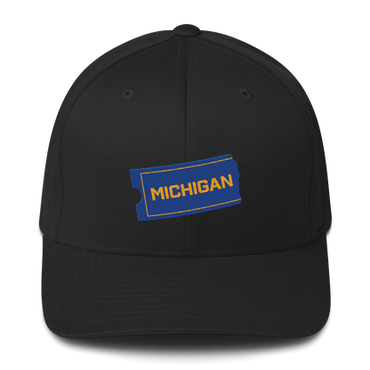 'Michigan' Fitted Baseball Cap | Video Rental Parody