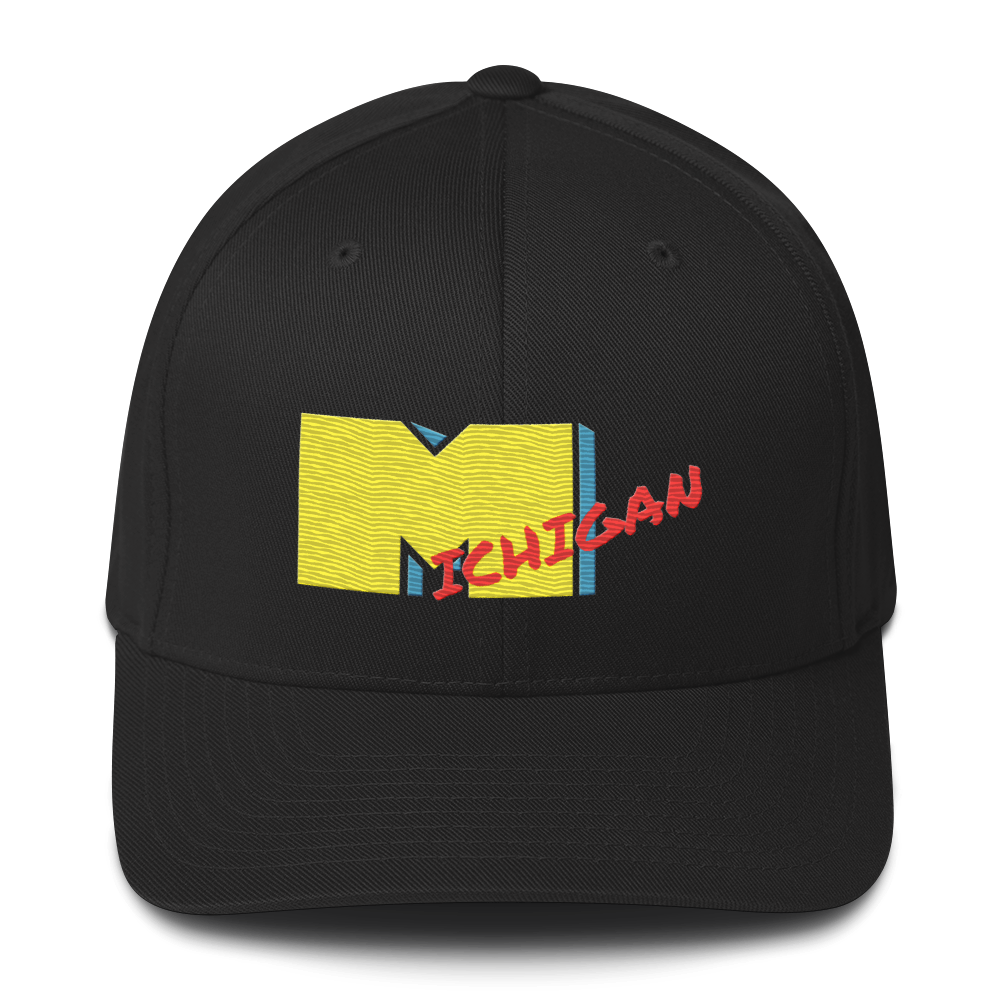 'Michigan' Fitted Baseball Cap | Music TV Parody