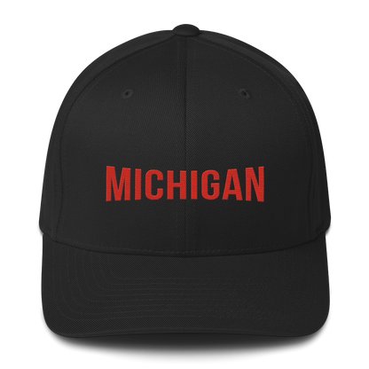 'Michigan' Fitted Baseball Cap | Streaming Parody