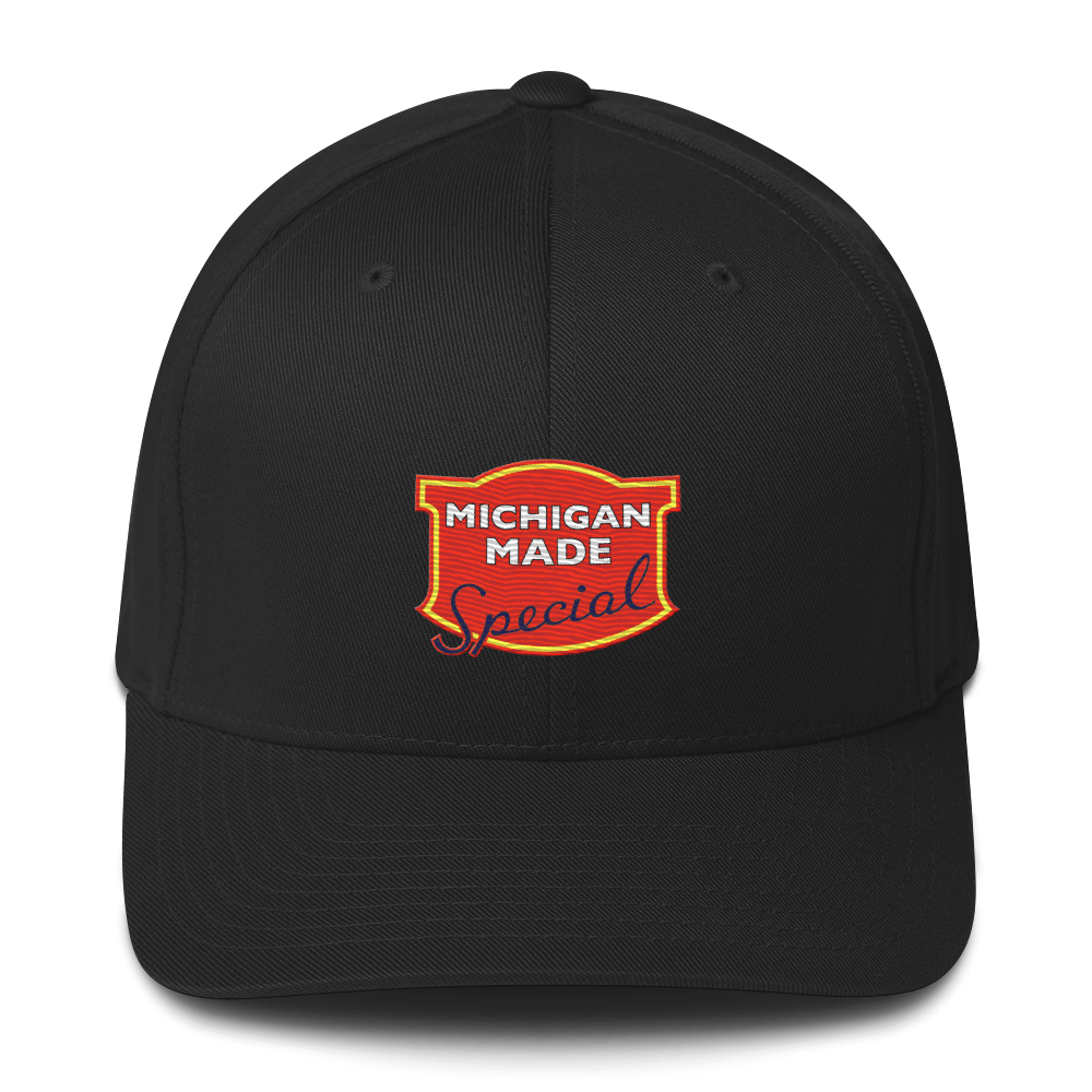 'Michigan' Fitted Baseball Cap | Potato Chip Parody