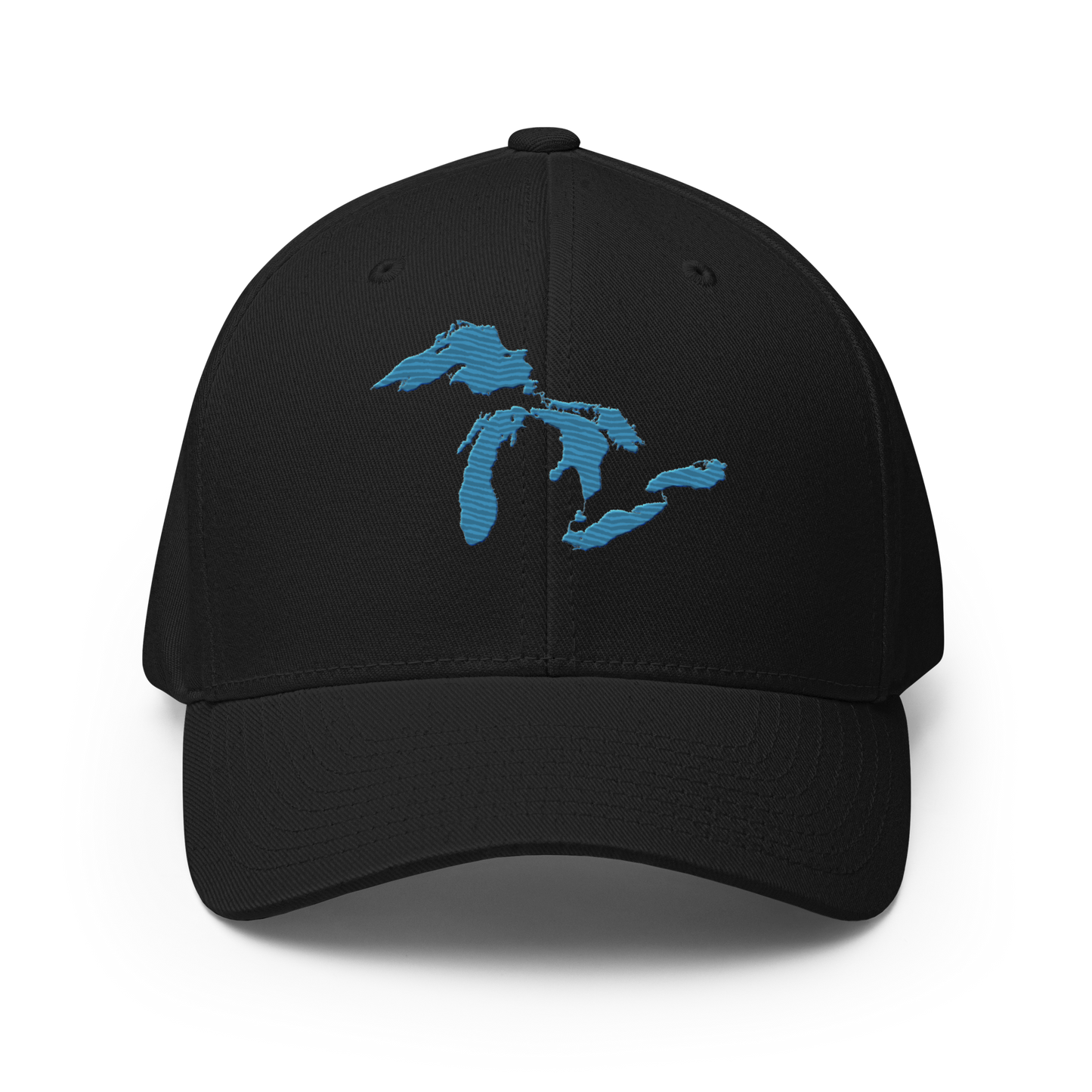 Great Lakes Fitted Baseball Cap | Traverse Blue