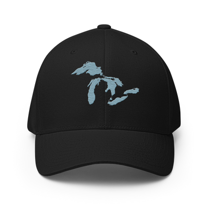 Great Lakes Fitted Baseball Cap | Opal Blue