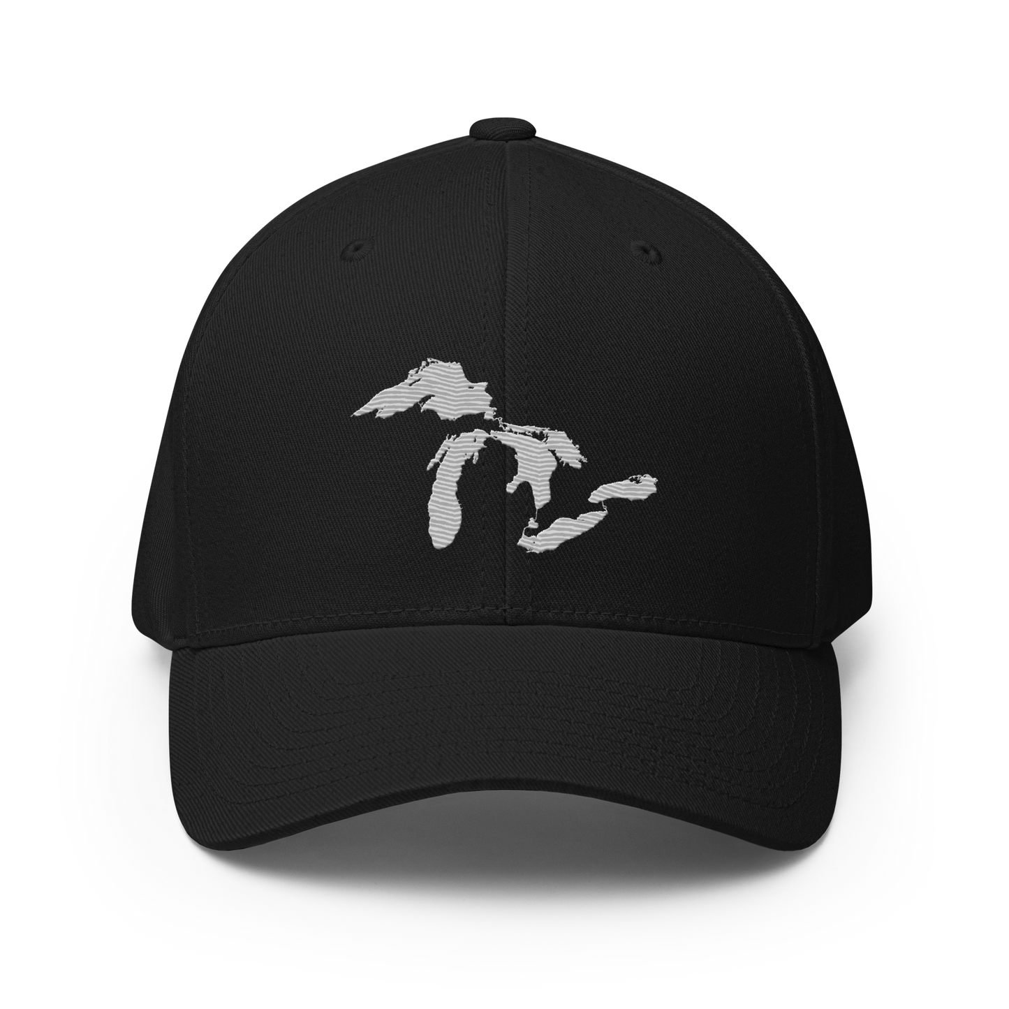 Great Lakes Fitted Baseball Cap | Platinum