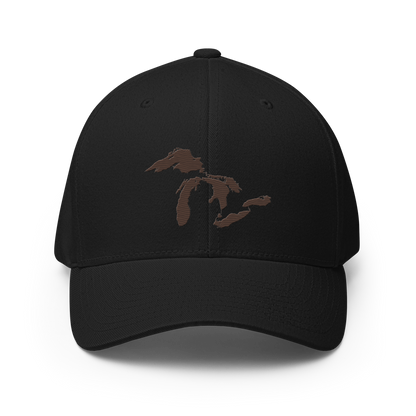 Great Lakes Fitted Baseball Cap | Hickory Brown