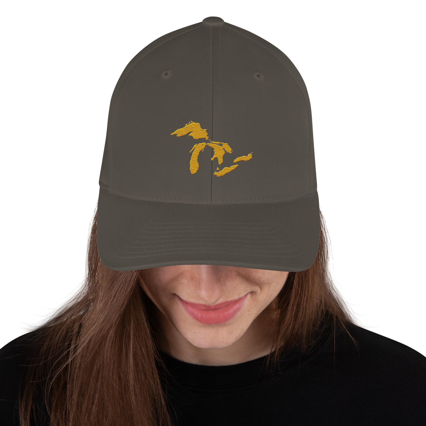 Great Lakes Fitted Baseball Cap (Gold)