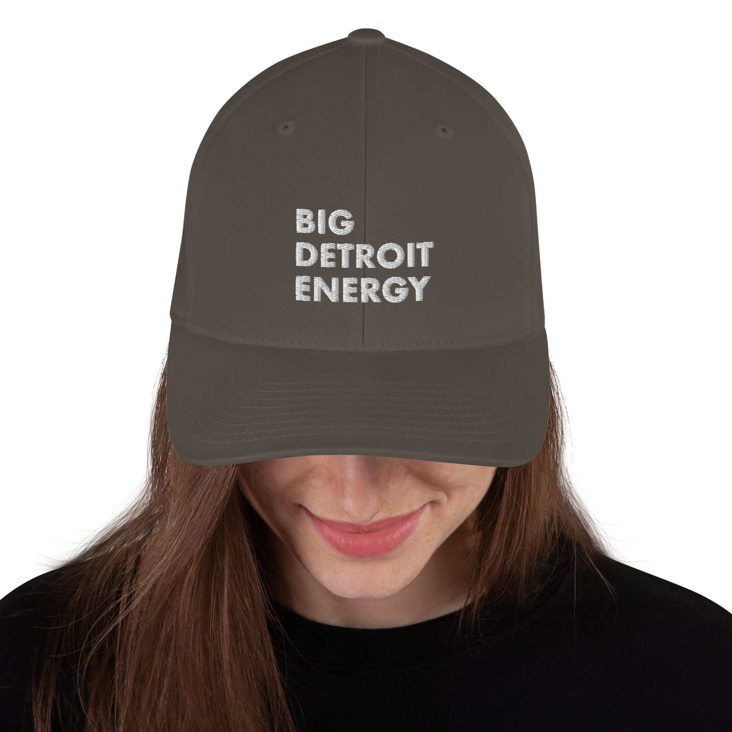 'Big Detroit Energy' Fitted Baseball Cap