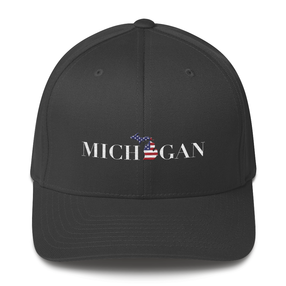 'Michigan' Fitted Baseball Cap (Didone Patriot Edition)