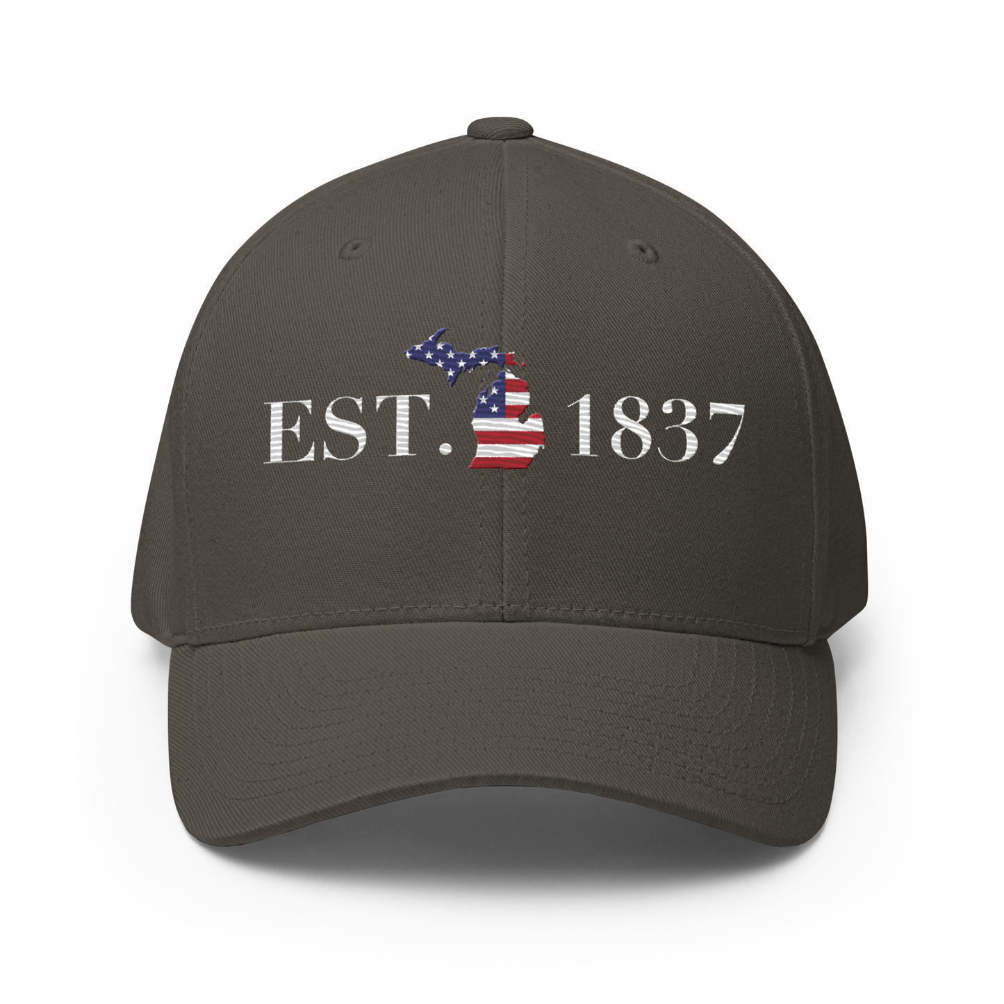 Michigan 'EST. 1837' Fitted Baseball Cap (Patriot Edition)