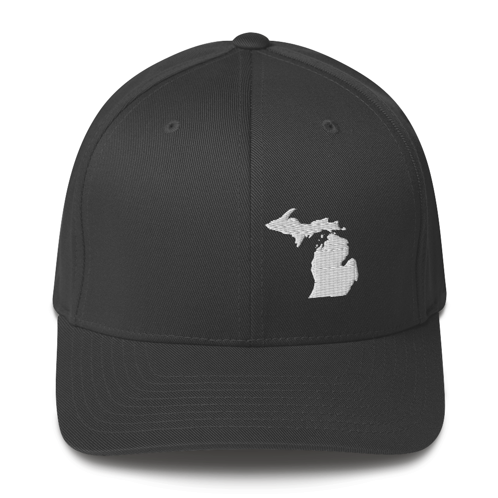 Michigan Fitted Baseball Cap (MI Outline)