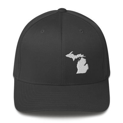 Michigan Fitted Baseball Cap (MI Outline)