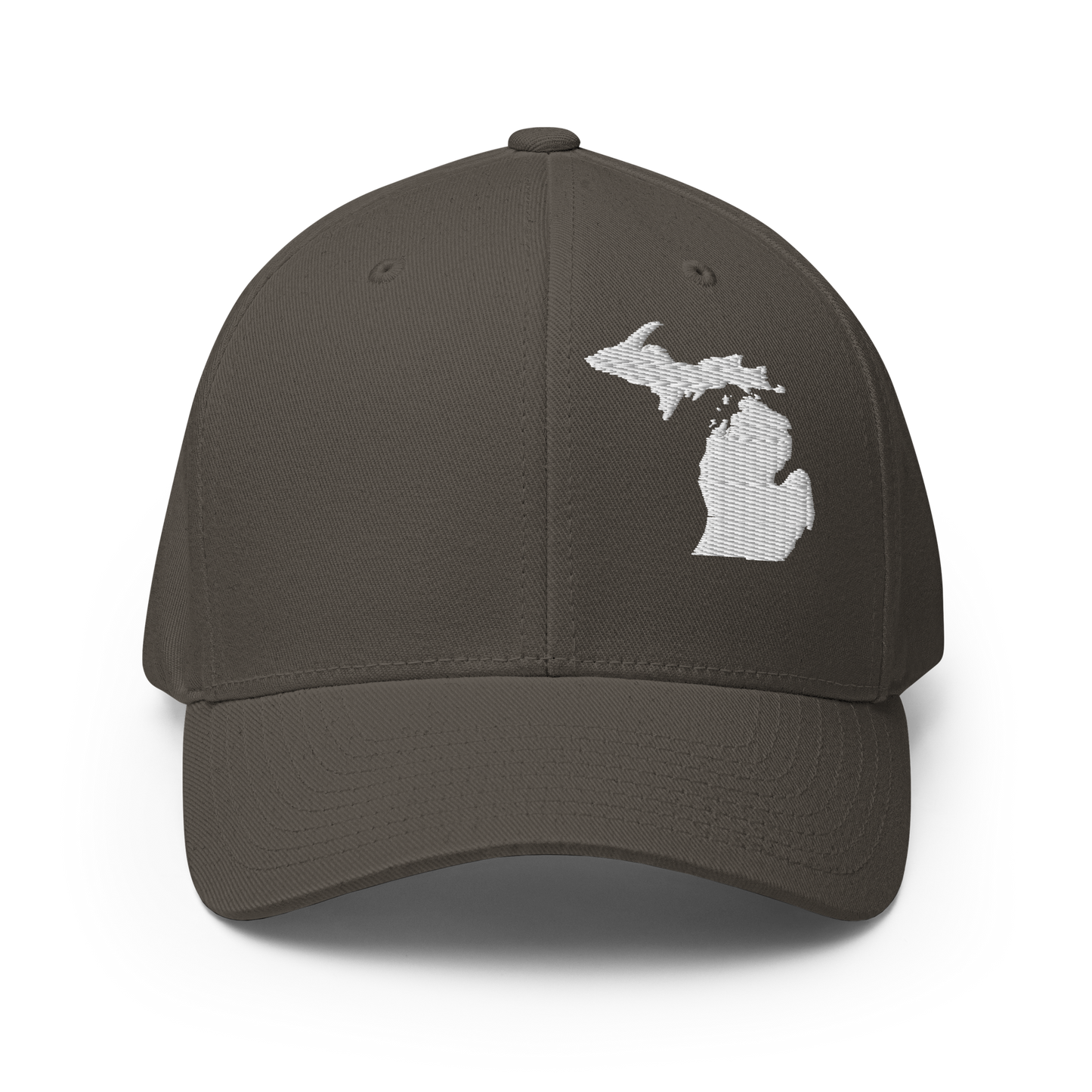 Michigan Fitted Baseball Cap (MI Outline)