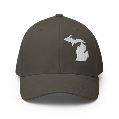 Michigan Fitted Baseball Cap (MI Outline)