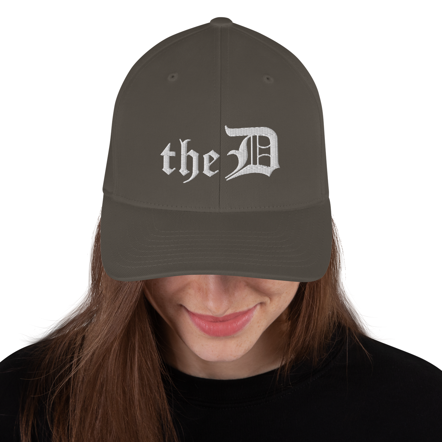 Detroit 'The D' Fitted Baseball Cap