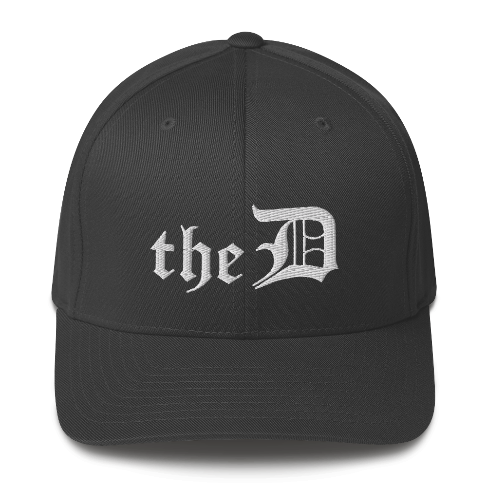 Detroit 'The D' Fitted Baseball Cap