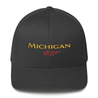 'Michigan 1837' Fitted Baseball Cap | British Spy Parody