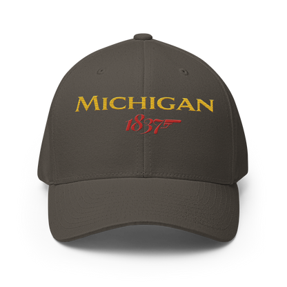 'Michigan 1837' Fitted Baseball Cap | British Spy Parody