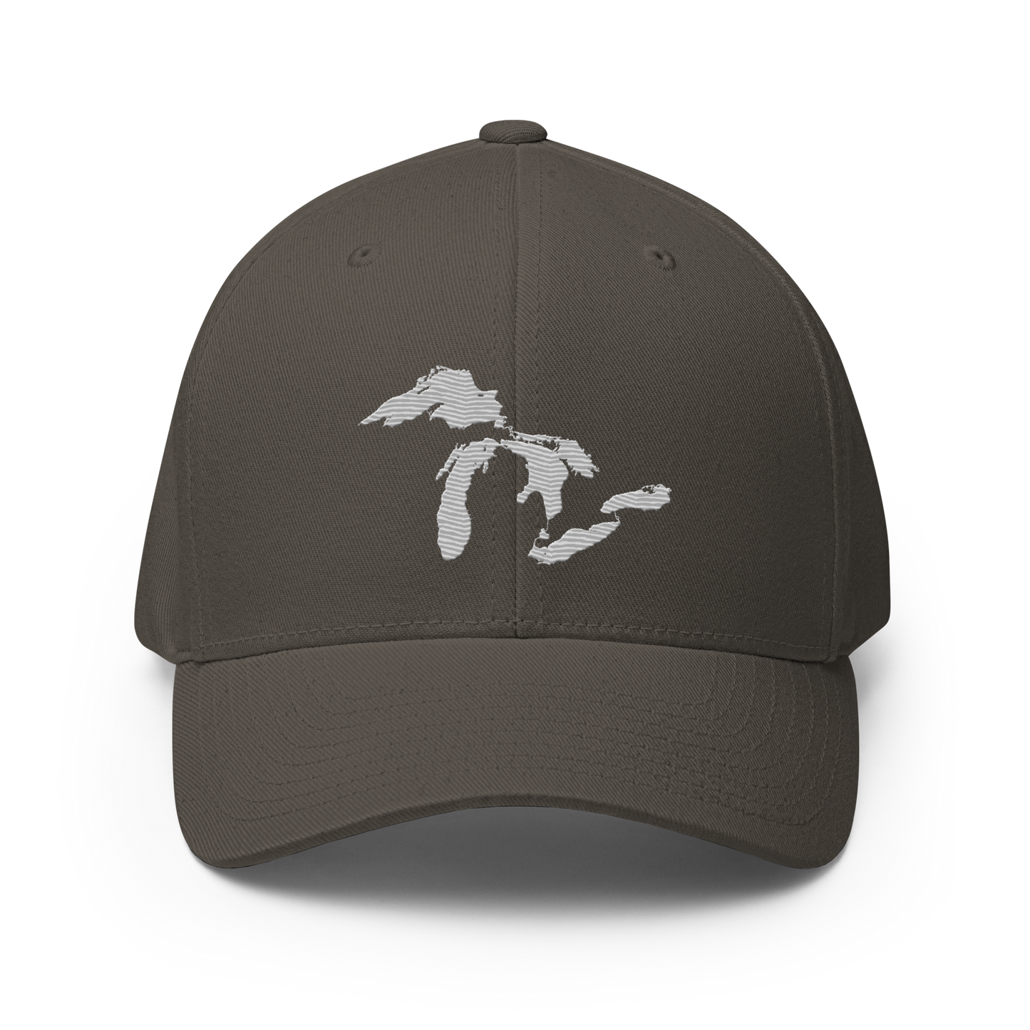 Great Lakes Fitted Baseball Cap | Platinum