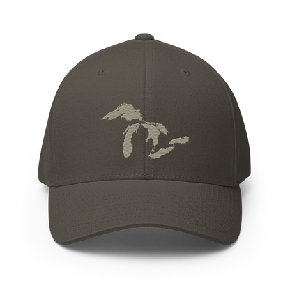 Great Lakes Fitted Baseball Cap | Petoskey Beige