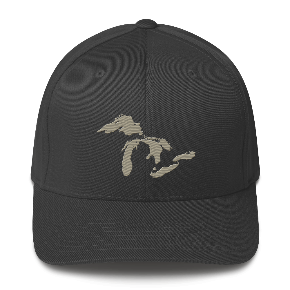 Great Lakes Fitted Baseball Cap | Petoskey Beige