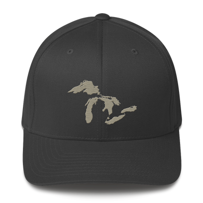 Great Lakes Fitted Baseball Cap | Petoskey Beige