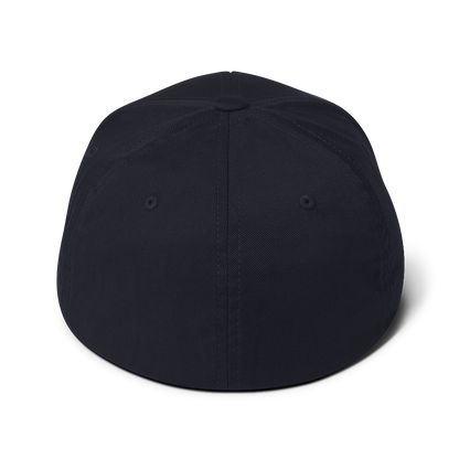 Detroit '313' Fitted Baseball Cap (Angry Font) | Aliform Red