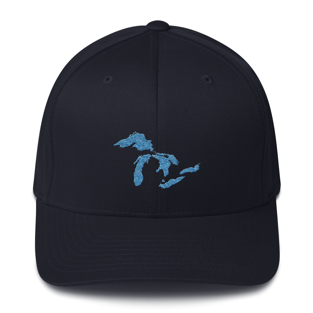 Great Lakes Fitted Baseball Cap (Aquatic Edition)