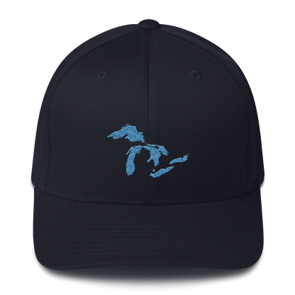 Great Lakes Fitted Baseball Cap (Aquatic Edition)