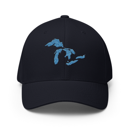 Great Lakes Fitted Baseball Cap (Aquatic Edition)