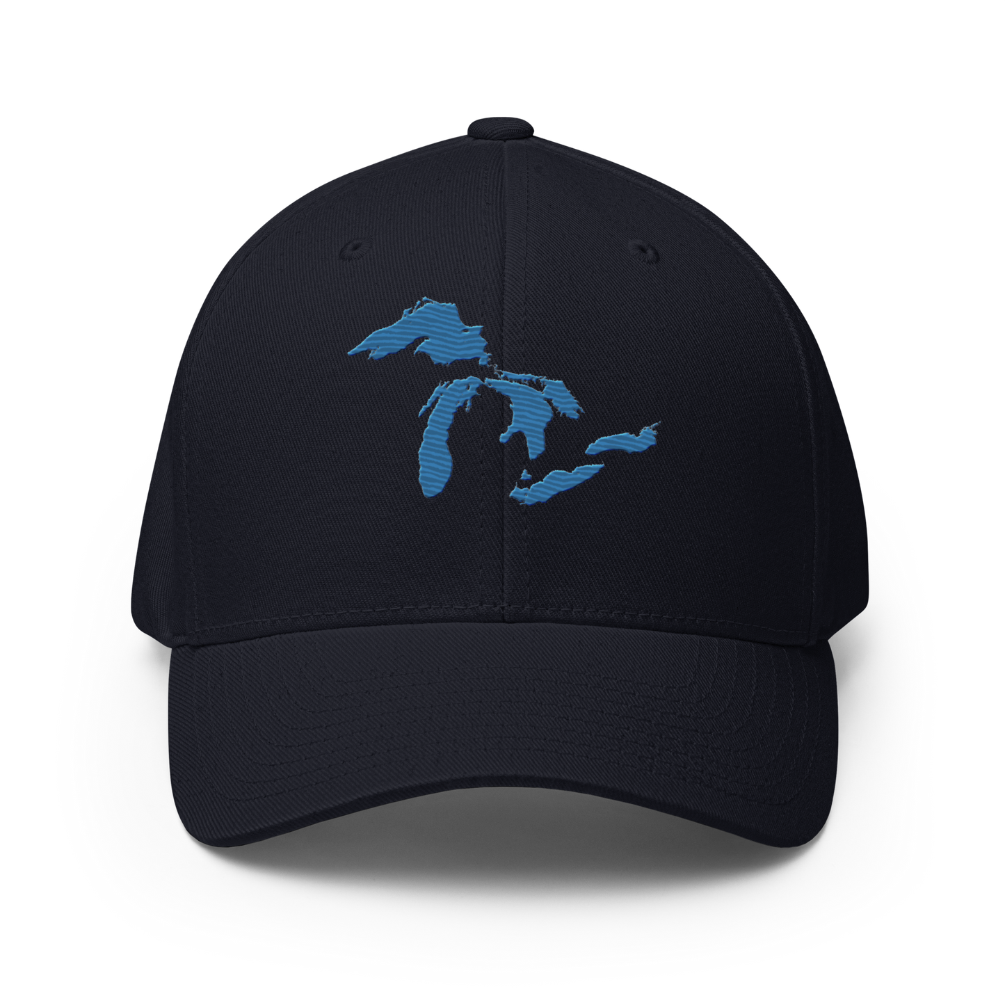 Great Lakes Fitted Baseball Cap (Superior Blue)