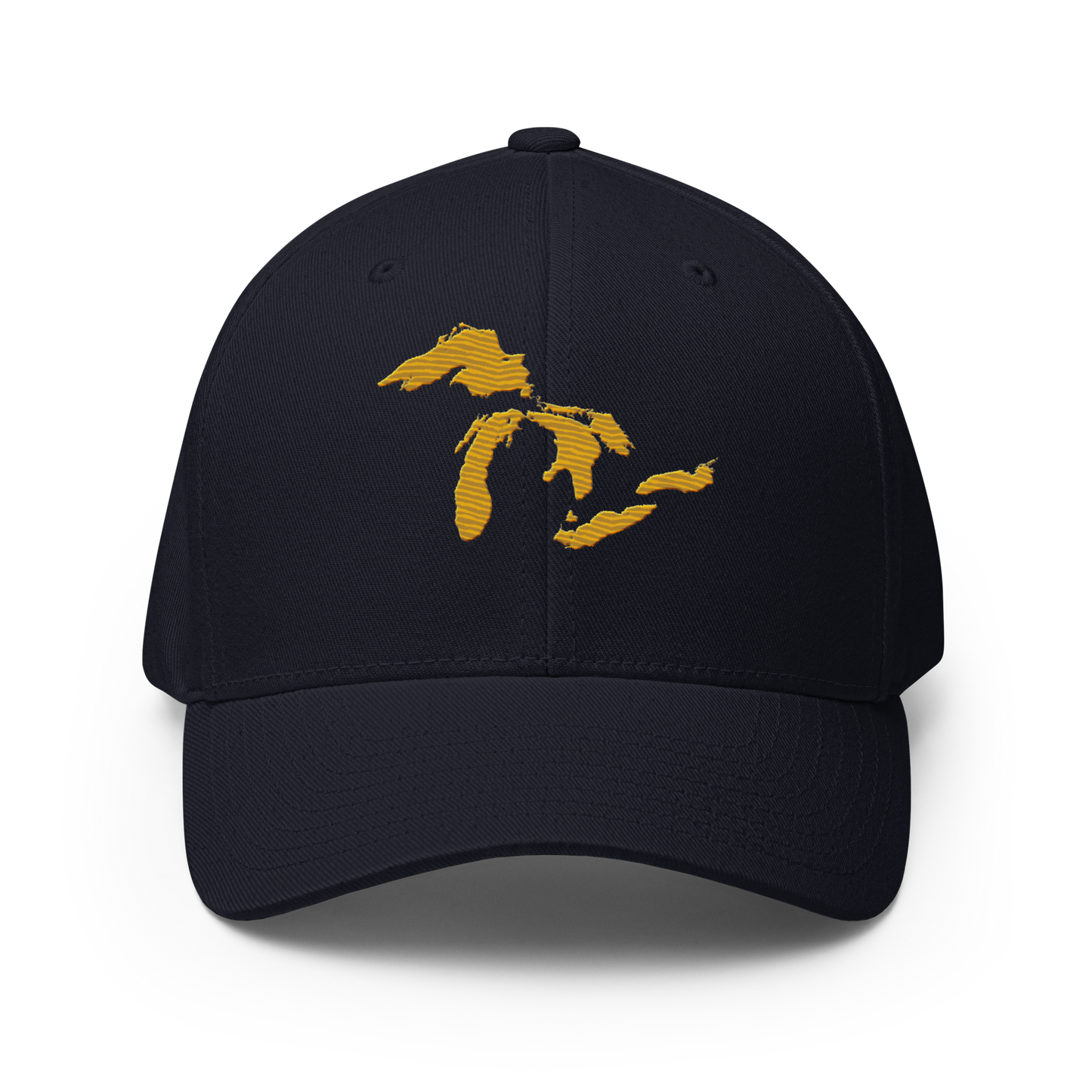 Great Lakes Fitted Baseball Cap (Gold)