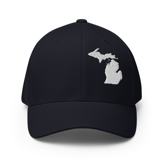 Michigan Fitted Baseball Cap (MI Outline)